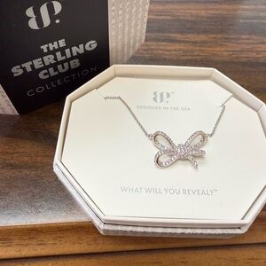 Bomb Party bow necklace